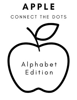 Preview of Apple Connect The Dots - ABC Alphabet Edition
