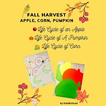 Preview of Apple, Corn, Pumpkin/Fall Harvest/ Life Cycles