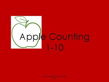 Preview of Apple Counting 1-10 Complete Packet