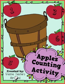 Preview of Numbers Apple Counting Activity