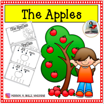 Preview of Apple Counting Books For Early Childhood Math BUNDLE!