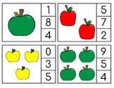 Apple Counting Clip Cards 0-10