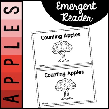 Preview of Apple Counting | Emergent Reader | Apples