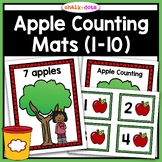 Apple Counting Number Mats | Counting to 10 | Number Recognition