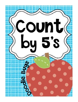 Preview of Apple Counting by 5's Cards 5-100 Free Download