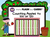 Apple Counting to 100 and 120- more FLASH less CARDS