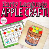 Apple Craft for Early Language Learners!