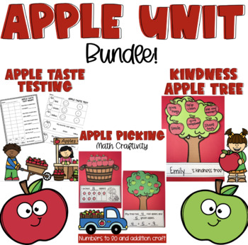 Preview of Apple Crafts and Activities Unit Bundle