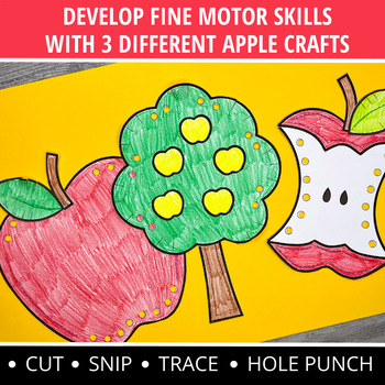 Toddler Apple Craft for Fine Motor Skills - Simply Today Life