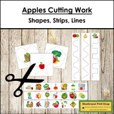 Apples Cutting Work - Scissor Practice