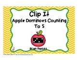 Apple Dominoes To 5 Clip It
