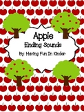 Apple Ending Sounds Activity