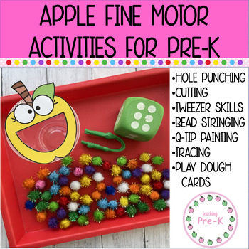Preview of Apple Fine Motor Activities for Pre-K