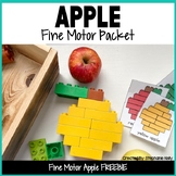 Apple Fine Motor Activities for Preschool Freebie