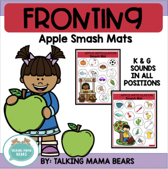 Apple Say and Smash | Articulation Play-Doh Mat for Early Developing Sounds