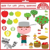 Apple Fun with Johnny Appleseed Clipart Graphics for Perso