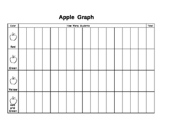 Preview of Apple Graph for Johnny Appleseed's Birthday.