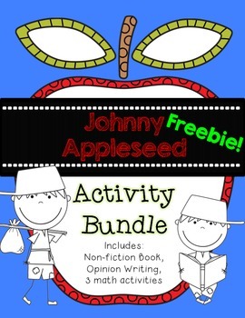 Preview of Apple Graphing Freebie {Johnny Appleseed Activity Bundle}