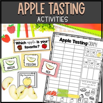 Apple Graphing and Tasting Activities by Caff and Crayons | TPT