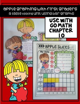 Preview of First Grade Go Math Chapter 10 - Apple Graphing