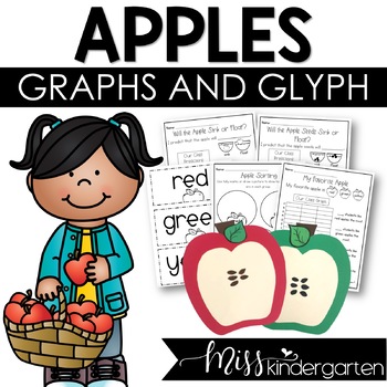 Preview of Apples Craft Fall Themed Activities for Math and Science