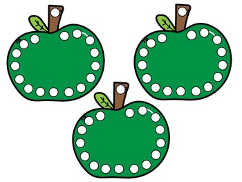 🍎 Count to 20 Hole Punching Apple Munching Printable Activity