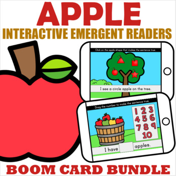 Preview of Apple Interactive Emergent Reader Boom Card™ Bundle