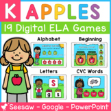 Kindergarten DIGITAL Phonics Centers Apple | Seesaw | Goog