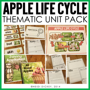 Preview of Apple Life Cycle Thematic Unit