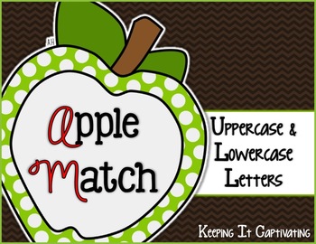 Apple Match by Keeping it Captivating | Teachers Pay Teachers