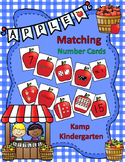 Apple Matching Number Cards Numerals to 20