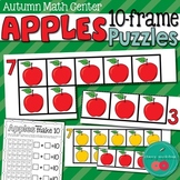 Apples Math Activities Make Ten Puzzles - Decomposing 10