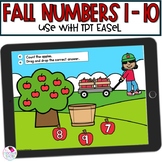 Apple Math - Numbers 1-10 - Counting - Digital Math - Easel