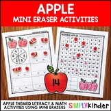 Apple Mini Eraser Activities