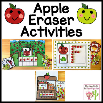 Preview of Apple Mini Eraser Math Activities