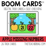 Apple Missing Numbers BOOM CARDS™