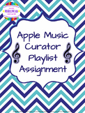 Apple Music Curator Playlist Assignment - Great for Back t