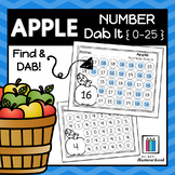 Apple Numbers 0-25 Dab It