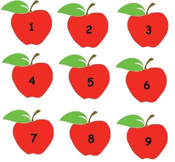 Preview of Apple Numbers  (numbers 1-20)