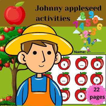 Preview of Apple-October-fall-No Prep Apple Worksheets-apple Math Worksheets.