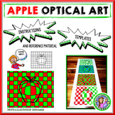 Apple Optical Art Activity
