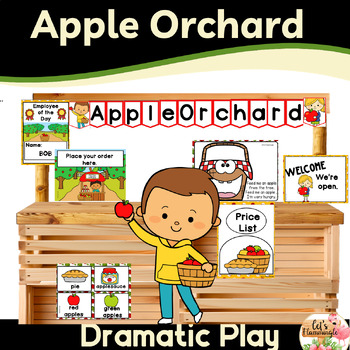 Apple Orchard Fall Dramatic Play Center Labels Phonics Math Science 