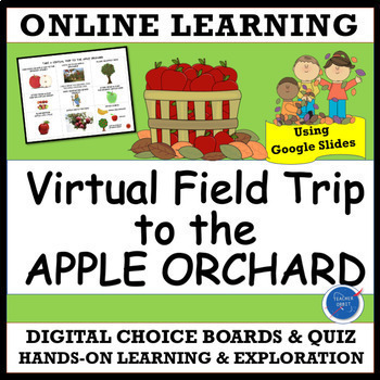 Preview of Apple Orchard Virtual Field Trip | Fall Life Cycle Computer Activity
