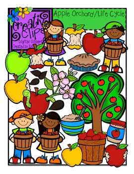 Preview of Apple Orchard and Apple Life Cycle Bundle {Creative Clips Digital Clipart}