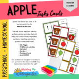 Apple PRESCHOOL Task Boxes | Hands on Learning | Letters, 