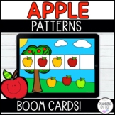 Apple Patterns Digital Boom Cards™ | Kindergarten Math September