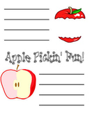 Apple Pickin' Portfolio Writing Page