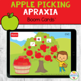 Apple Picking APRAXIA Boom Cards Distance Learning