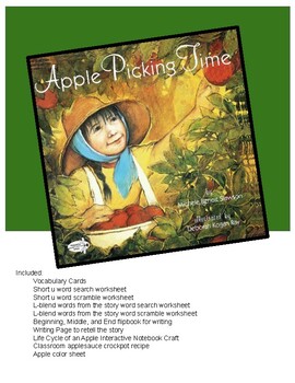 Preview of Apple Picking Time Read Aloud