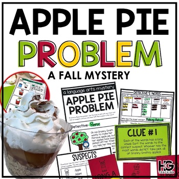 Preview of Apple Pie Escape Room | The Mystery of the Missing Apples | Fall Activities